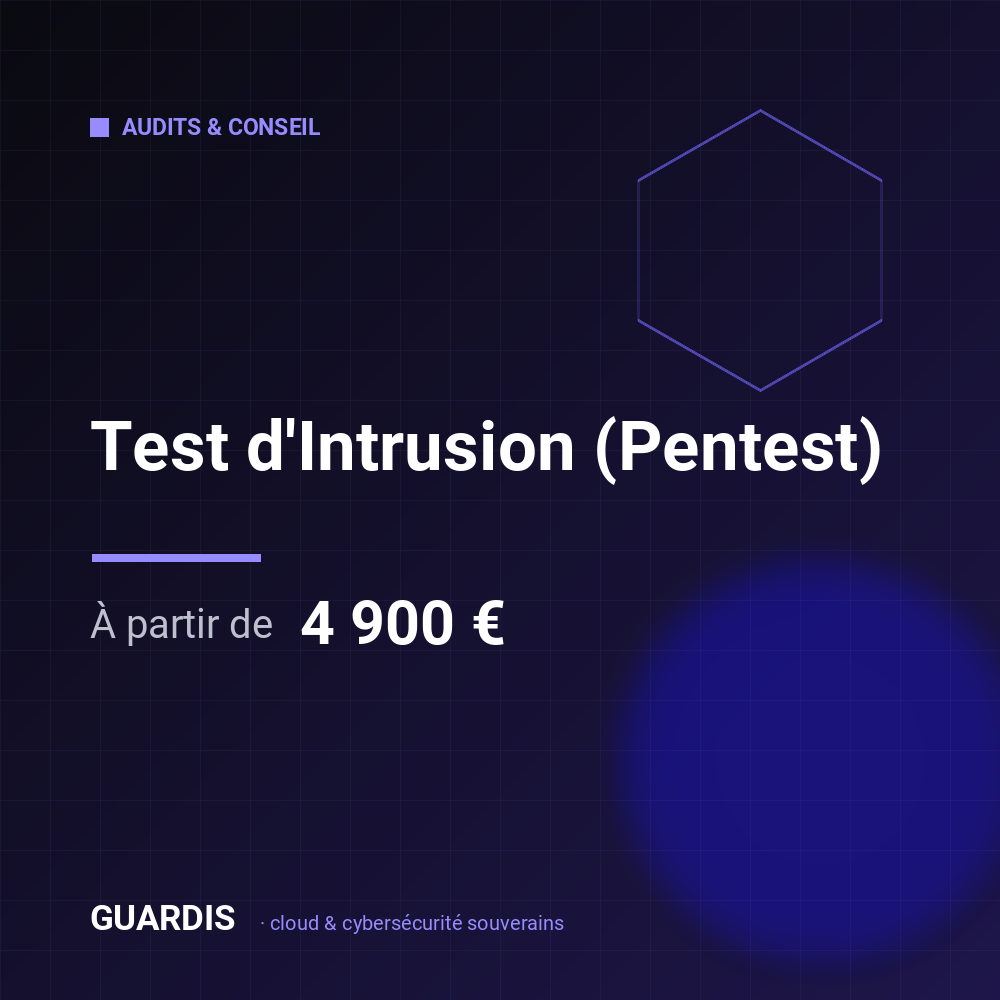 Test d'Intrusion (Pentest) 1 Test d'Intrusion (Pentest) – Guardis
